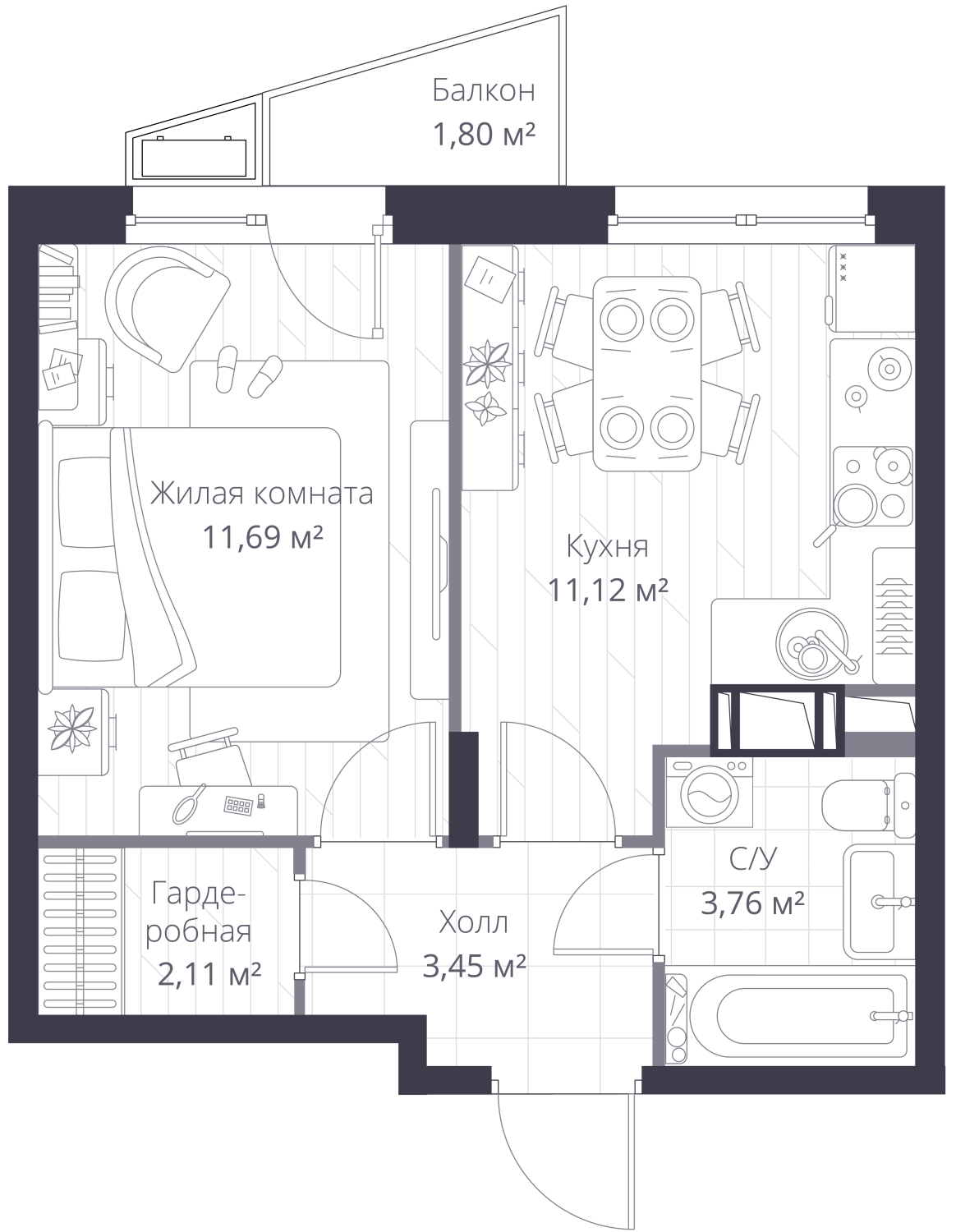 4-комнатная квартира с отделкой в ЖК Деснаречье на 15 этаже в 4 секции. Сдача в 2 кв. 2026 г.