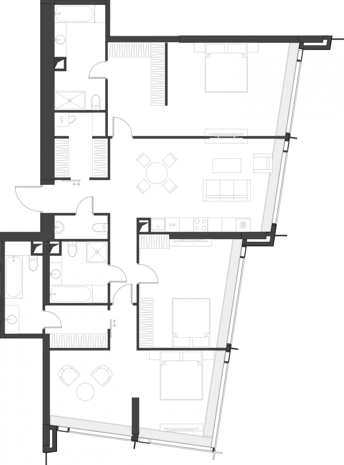 1-комнатная квартира в Veren Nort Сертолово на 4 этаже в 1 секции. Сдача в 1 кв. 2027 г.