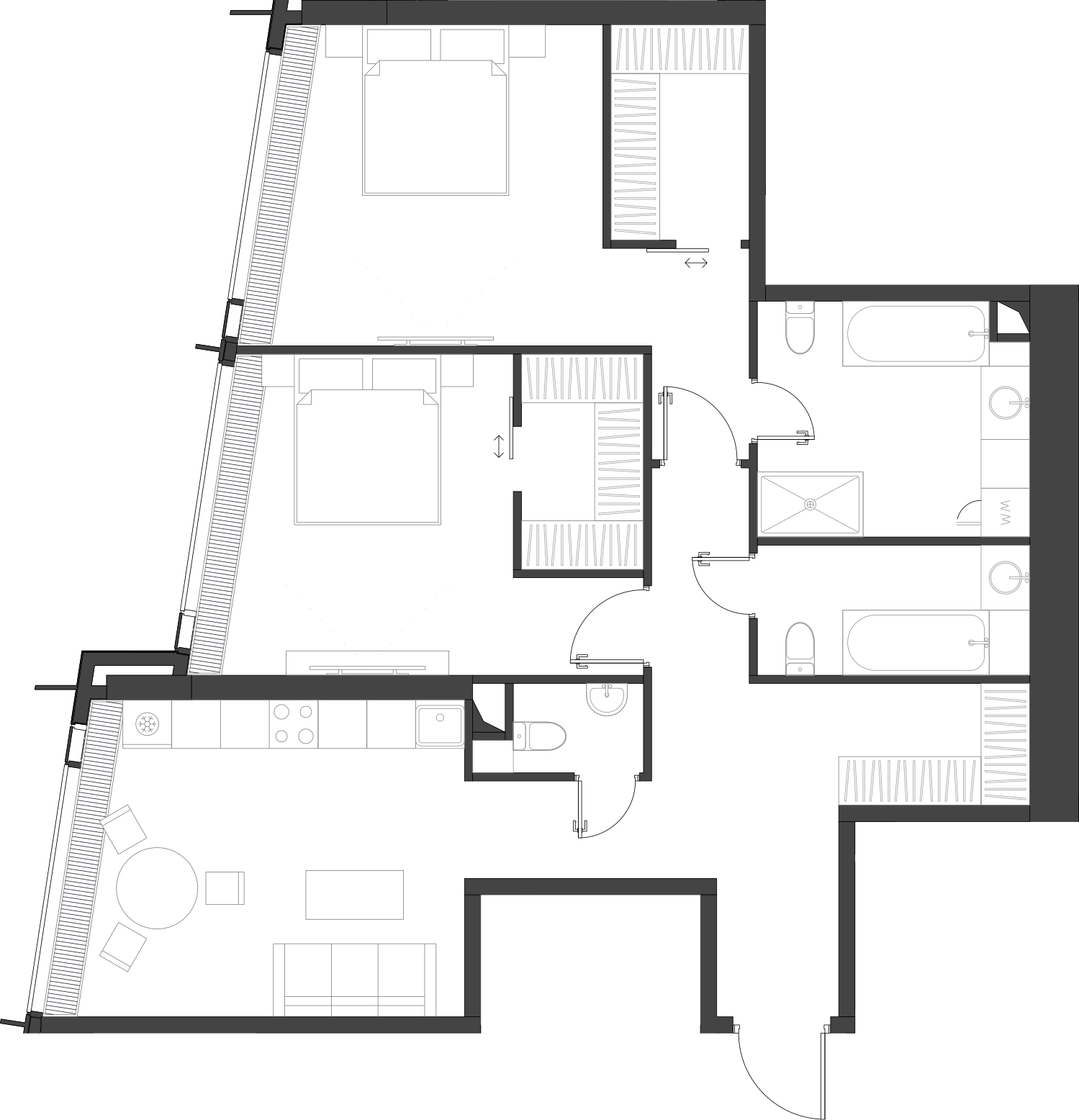 1-комнатная квартира с отделкой в ЖК Новая Жизнь на 17 этаже в 1 секции. Сдача в 2 кв. 2025 г.