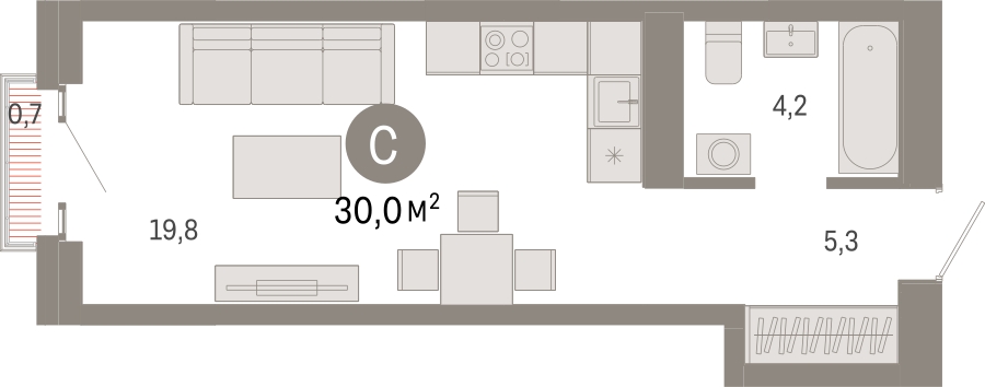 2-комнатная квартира с отделкой в ЖК Деснаречье на 15 этаже в 3 секции. Сдача в 2 кв. 2026 г.