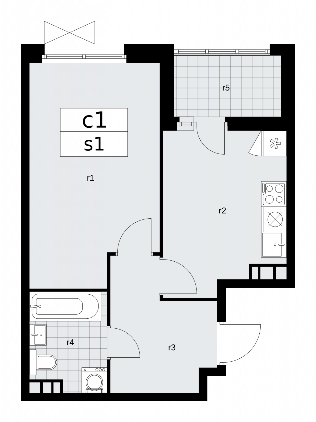 2-комнатная квартира с отделкой в ЖК Флотилия на 4 этаже в 1 секции. Дом сдан.