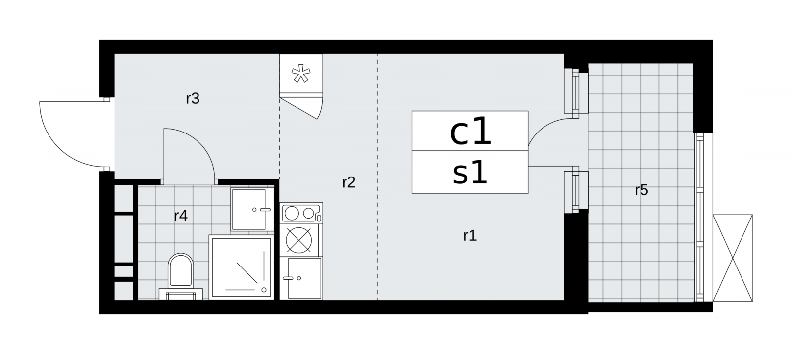 3-комнатная квартира с отделкой в ЖК Флотилия на 1 этаже в 1 секции. Дом сдан.