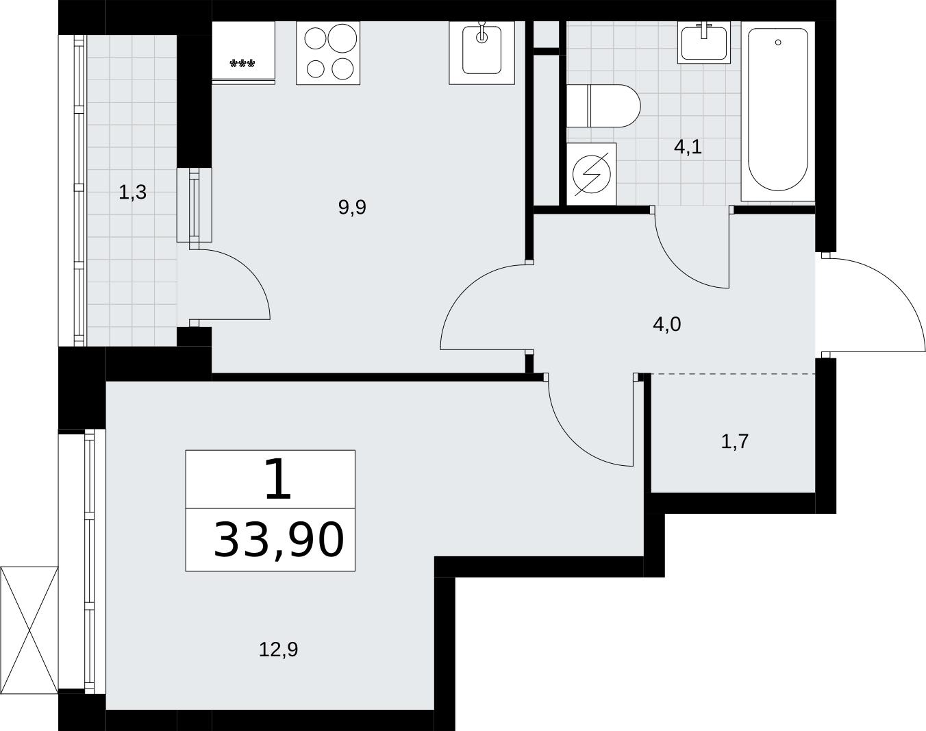 2-комнатная квартира с отделкой в ЖК PLUS Пулковский на 2 этаже в 4 секции. Сдача в 4 кв. 2025 г.