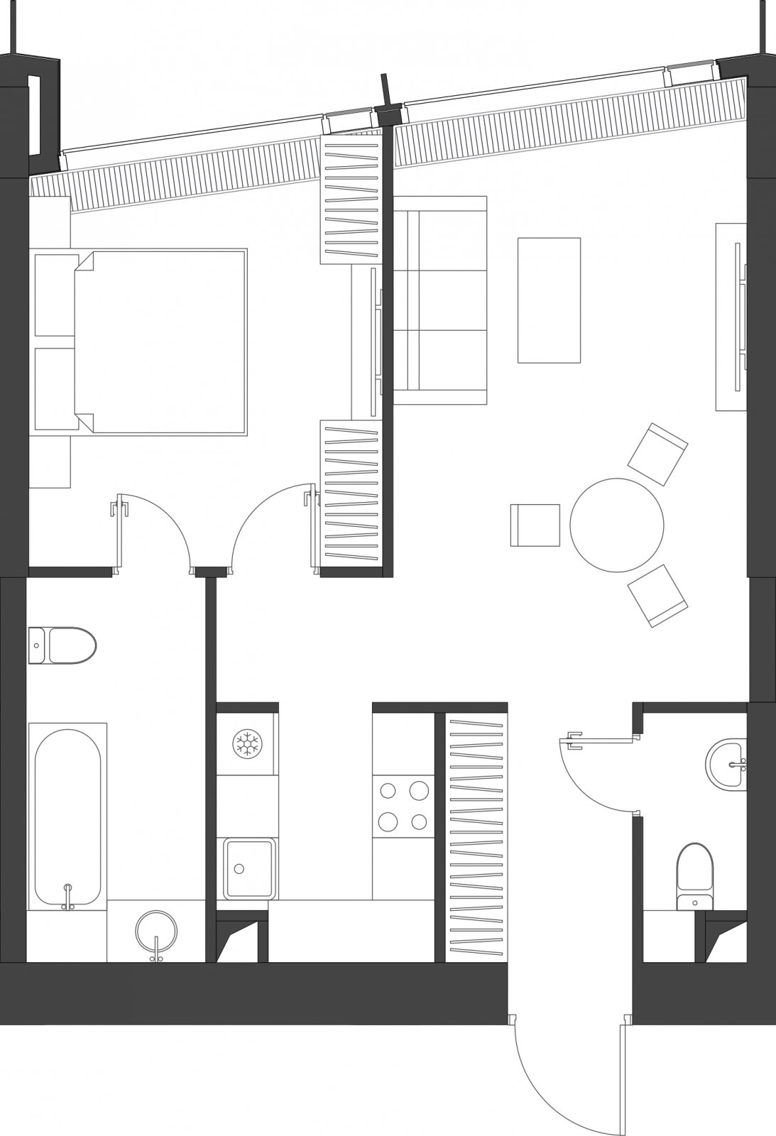 3-комнатная квартира с отделкой в Veren Nort Сертолово на 7 этаже в 1 секции. Сдача в 1 кв. 2027 г.
