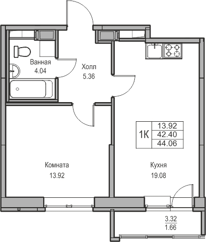 3-комнатная квартира с отделкой в ЖК Кислород на 12 этаже в 1 секции. Сдача в 4 кв. 2024 г.