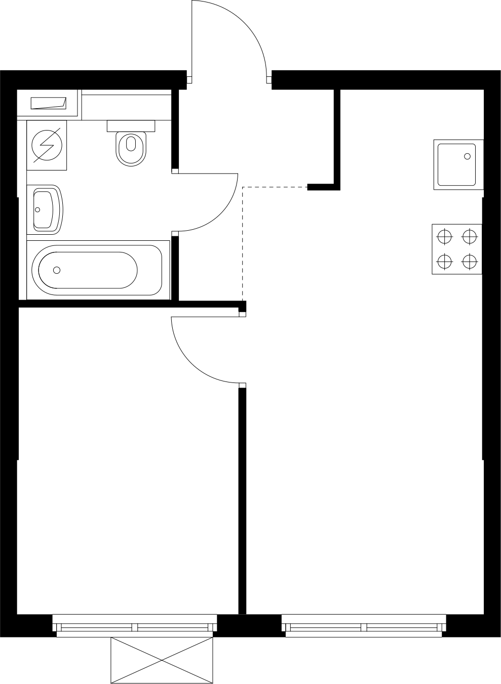 3-комнатная квартира с отделкой в ЖК Янинский лес на 5 этаже в 2 секции. Сдача в 1 кв. 2026 г.