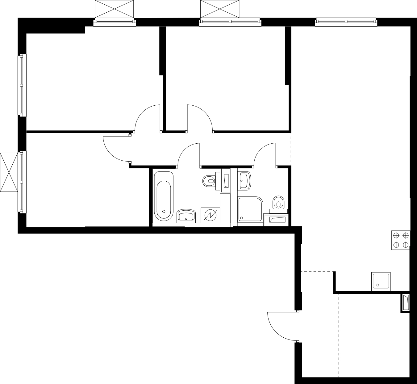 1-комнатная квартира с отделкой в ЖК Квартал Лаголово на 8 этаже в 5 секции. Сдача в 4 кв. 2025 г.