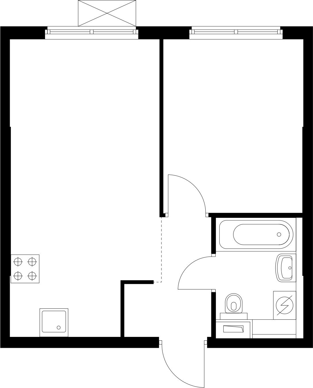 1-комнатная квартира с отделкой в ЖК LeePrime Residences на 6 этаже в 1 секции. Дом сдан.