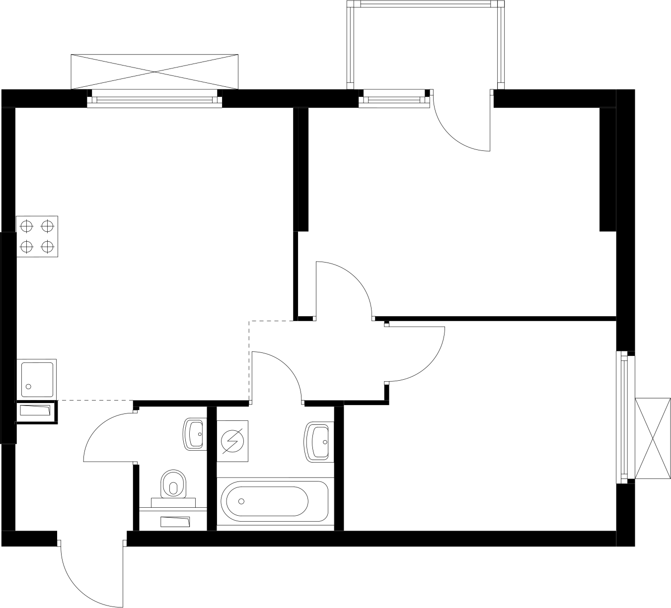 1-комнатная квартира с отделкой в ЖК Янинский лес на 14 этаже в 1 секции. Сдача в 4 кв. 2024 г.