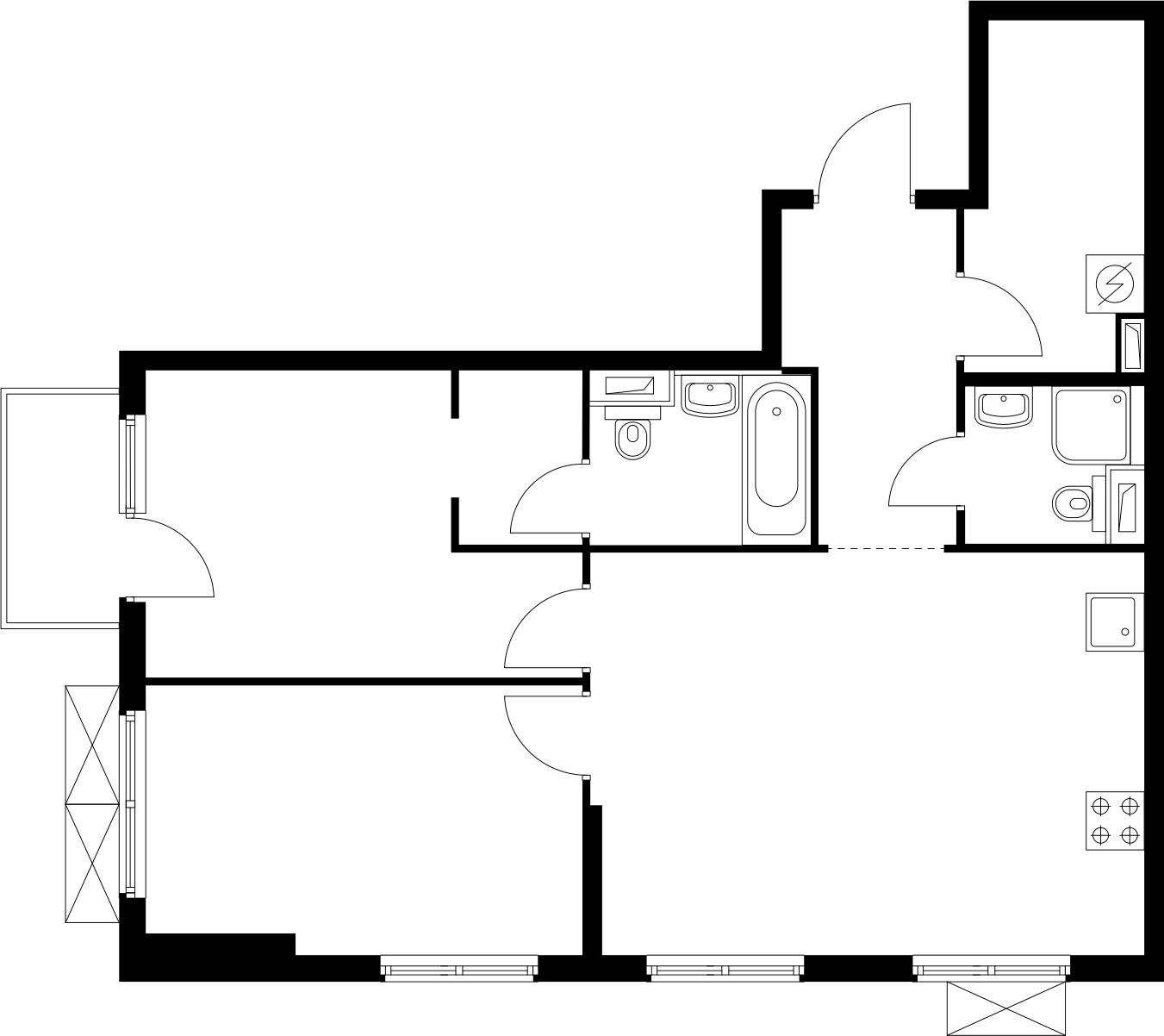 1-комнатная квартира (Студия) с отделкой в ЖК Янинский лес на 15 этаже в 3 секции. Сдача в 4 кв. 2024 г.