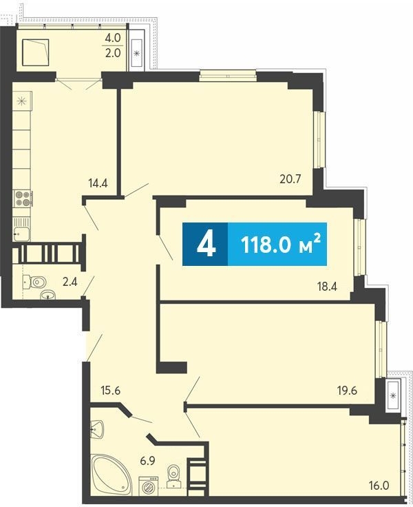 1-комнатная квартира с отделкой в ЖК Инстеп.Перова на 9 этаже в 1 секции. Сдача в 4 кв. 2024 г.