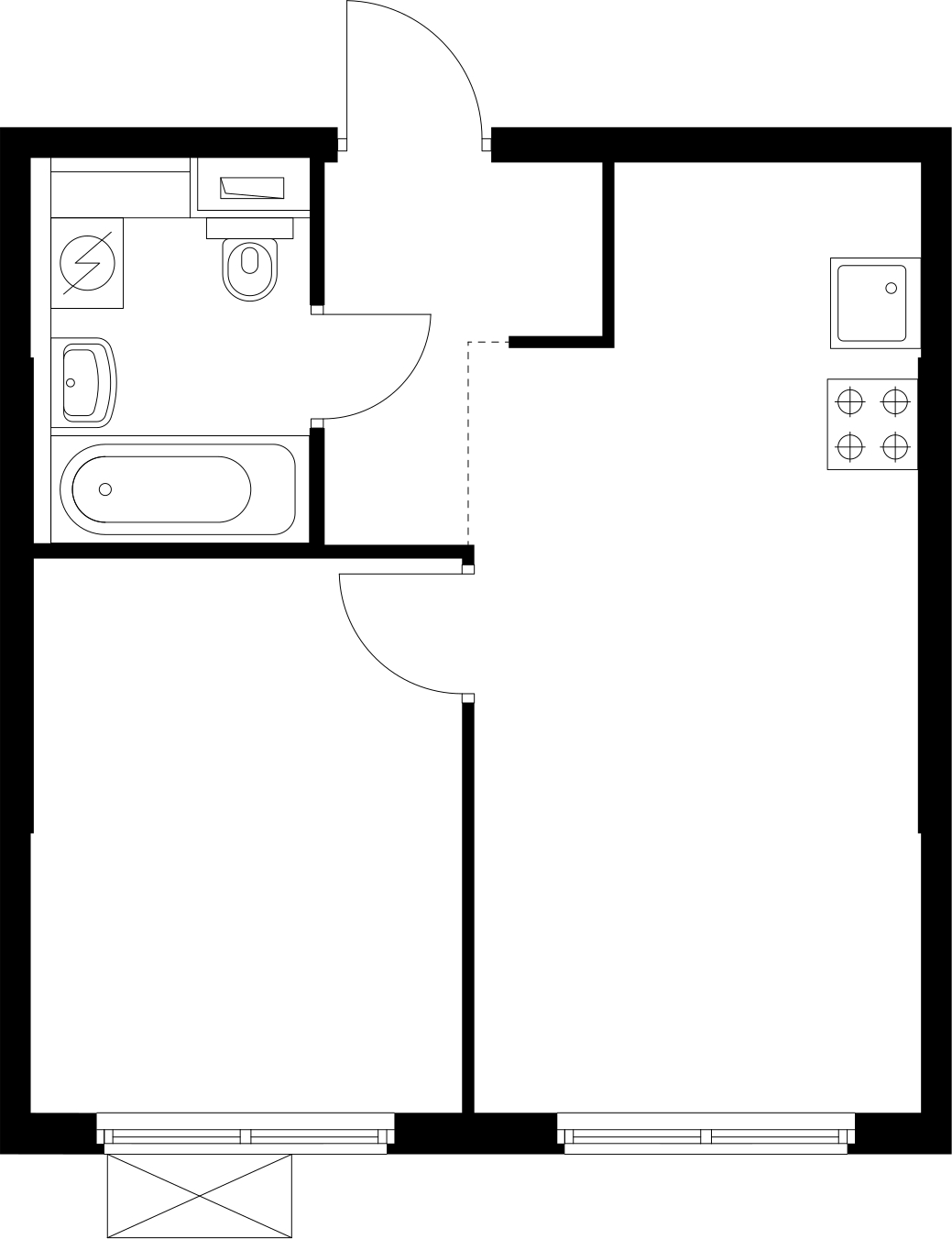 3-комнатная квартира с отделкой в ЖК Квартал Лаголово на 4 этаже в 7 секции. Сдача в 4 кв. 2025 г.