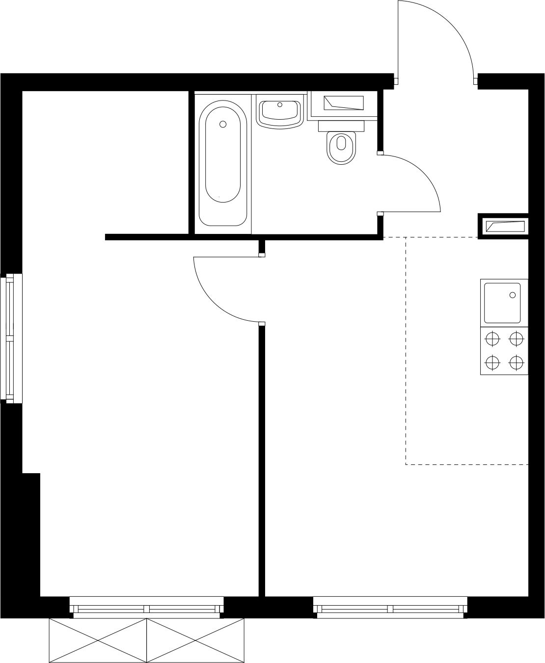 3-комнатная квартира с отделкой в ЖК Таллинский парк на 9 этаже в 1 секции. Сдача в 3 кв. 2025 г.