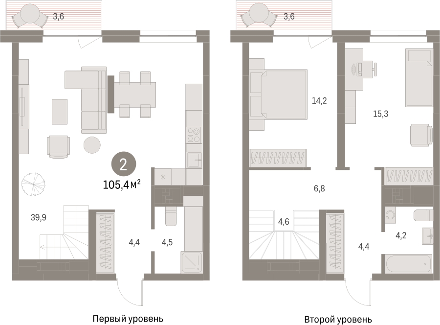 2-комнатная квартира с отделкой в ЖК Скандинавия на 16 этаже в 1 секции. Сдача в 4 кв. 2024 г.