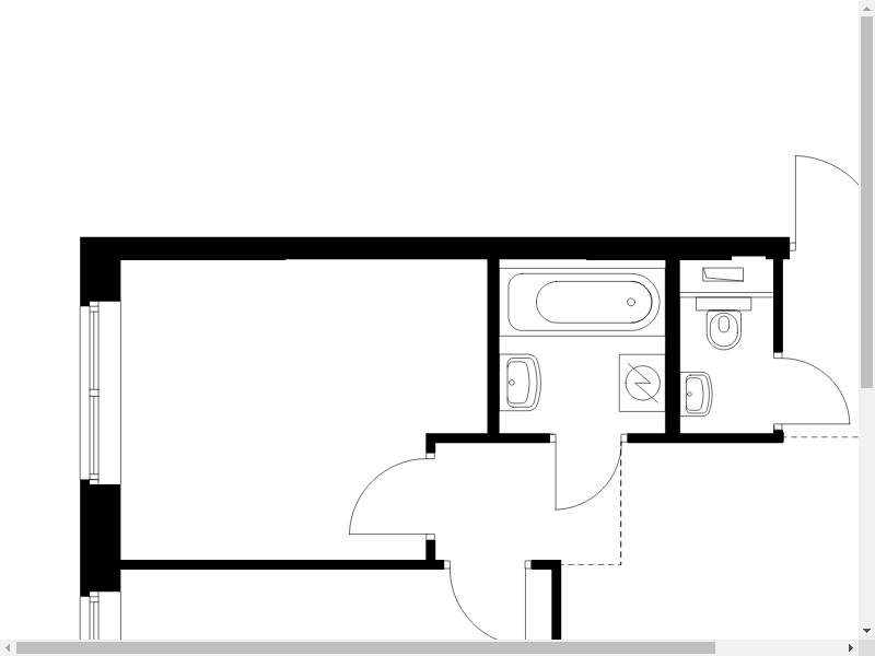 2-комнатная квартира с отделкой в ЖК Лукино-Варино на 1 этаже в 4 секции. Сдача в 3 кв. 2019 г.