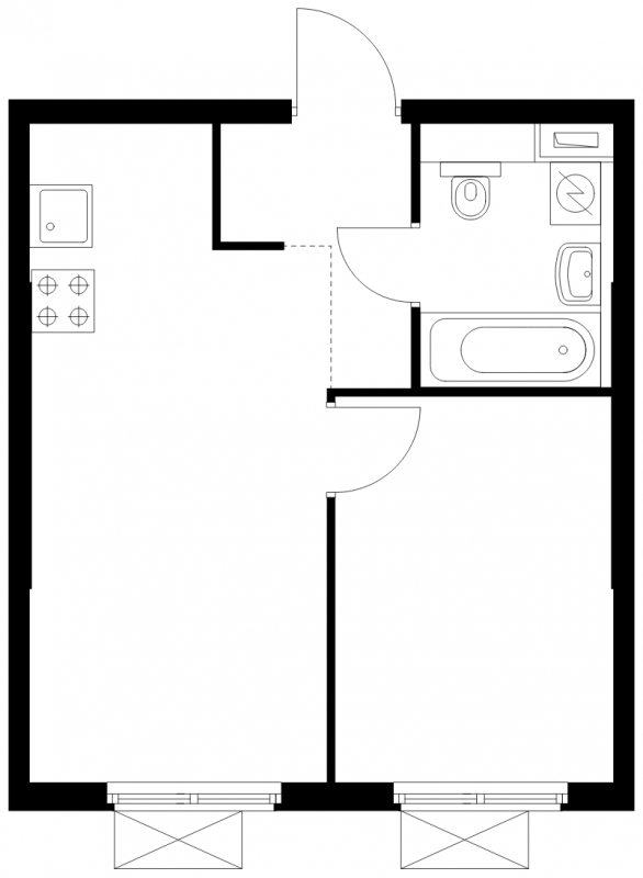 3-комнатная квартира с отделкой в ЖК Грибовский лес на 2 этаже в 13Д секции. Сдача в 2 кв. 2020 г.