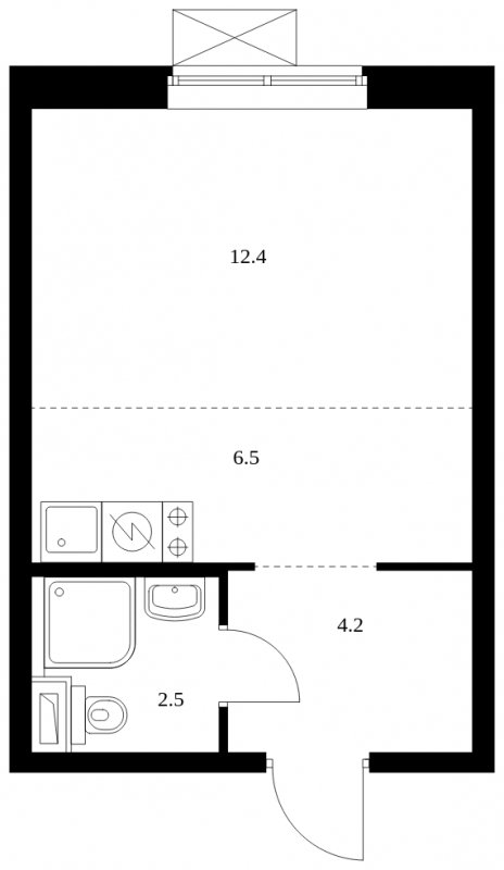 2-комнатная квартира с отделкой в ЖК Саларьево Парк на 2 этаже в 2 секции. Сдача в 3 кв. 2026 г.