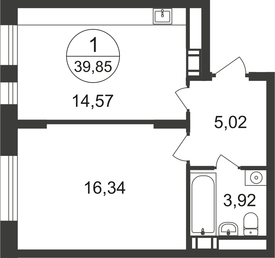 4-комнатная квартира с отделкой в ЖК Скандинавия на 12 этаже в 1 секции. Сдача в 2 кв. 2025 г.