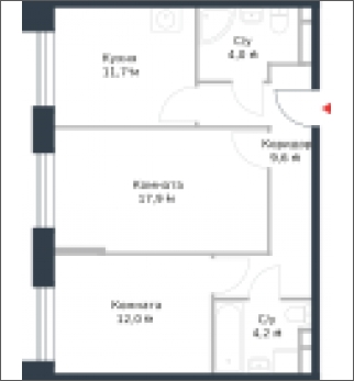 3-комнатная квартира с отделкой в ЖК город-парк Переделкино Ближнее на 4 этаже в 5 секции. Сдача в 3 кв. 2025 г.
