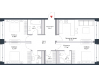 2-комнатная квартира в ЖК Котельнические высотки на 13 этаже в 4 секции. Сдача в 1 кв. 2019 г.