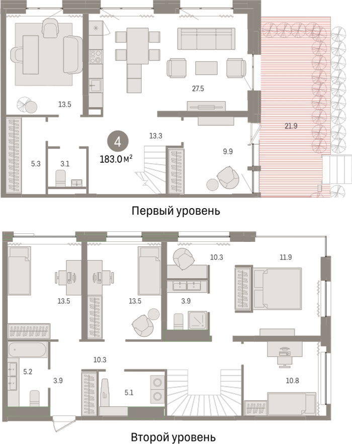2-комнатная квартира в ЖК Котельнические высотки на 10 этаже в 6 секции. Сдача в 1 кв. 2019 г.