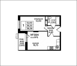 1-комнатная квартира с отделкой в ЖК Кленовые Аллеи на 10 этаже в 1 секции. Сдача в 2 кв. 2022 г.