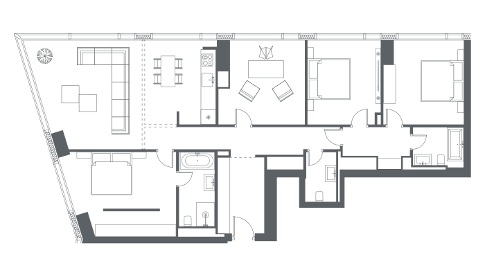 1-комнатная квартира с отделкой в ЖК Кленовые Аллеи на 11 этаже в 4 секции. Сдача в 2 кв. 2022 г.