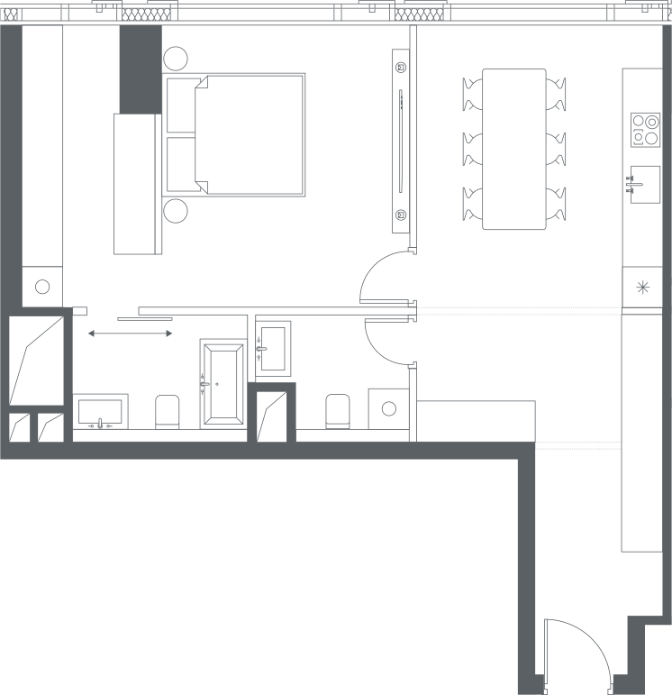 1-комнатная квартира с отделкой в ЖК Кленовые Аллеи на 12 этаже в 4 секции. Сдача в 2 кв. 2022 г.