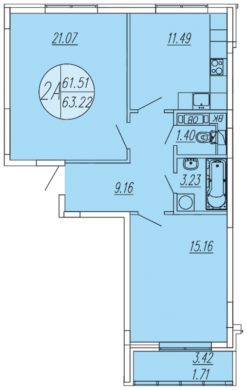 1-комнатная квартира (Студия) с отделкой в ЖК Кленовые Аллеи на 11 этаже в 2 секции. Сдача в 4 кв. 2022 г.