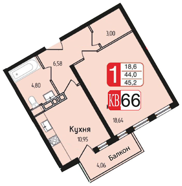 3-комнатная квартира с отделкой в ЖК Capital towers на 67 этаже в 1 секции. Сдача в 4 кв. 2020 г.