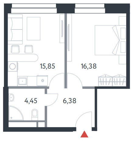 4-комнатная квартира с отделкой в ЖК Capital towers на 65 этаже в 1 секции. Сдача в 4 кв. 2020 г.