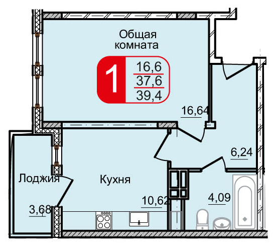 2-комнатная квартира с отделкой в ЖК Шолохово на 1 этаже в 4 секции. Дом сдан.