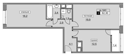 1-комнатная квартира с отделкой в ЖК Шолохово на 1 этаже в 4 секции. Дом сдан.