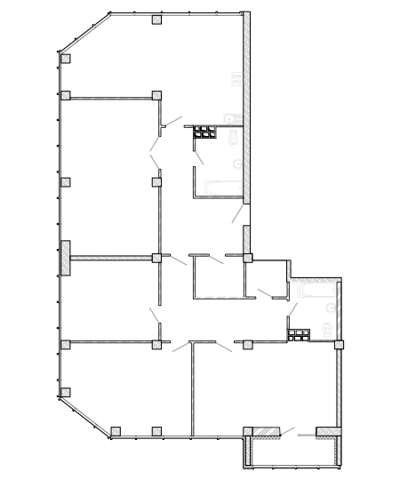3-комнатная квартира с отделкой в ЖК Шолохово на 2 этаже в 4 секции. Дом сдан.